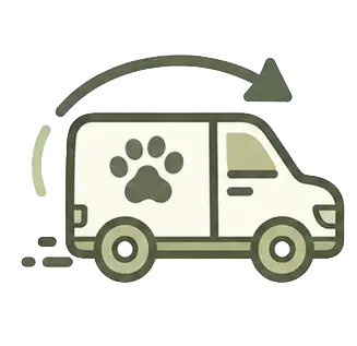 Transport Dog transportation and shuttle service at Paws N Stripes