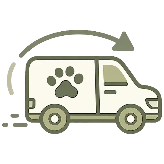 Transportation Dog transportation service at Paws N Stripes